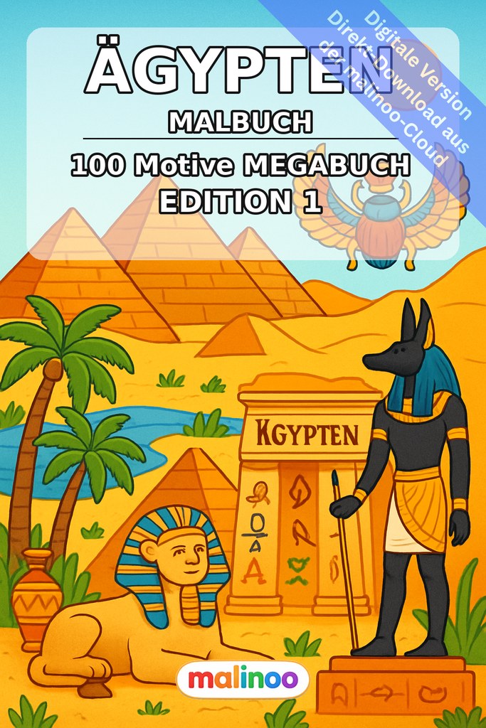 Ausmalreise ins alte Ägypten
