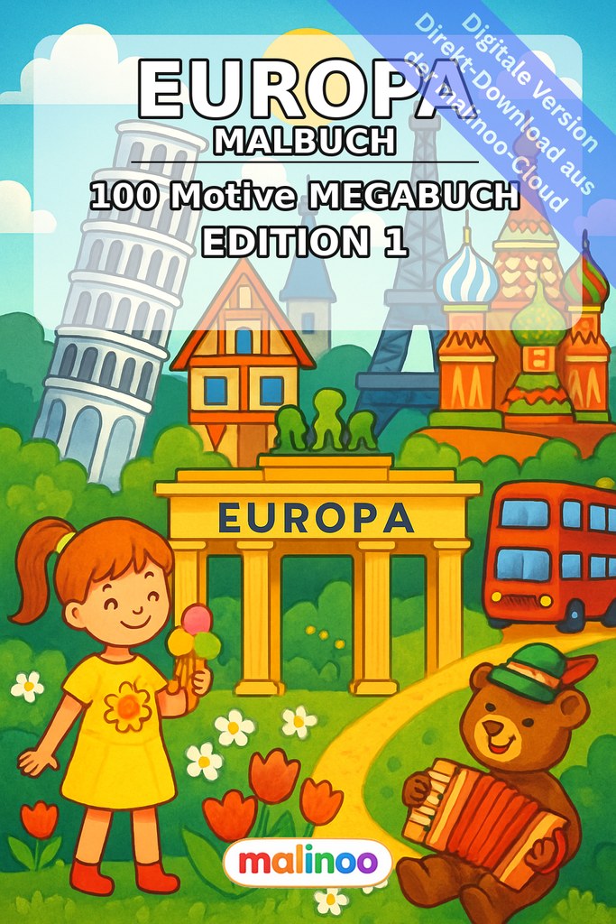 Europa zum Ausmalen – sofort entdecken