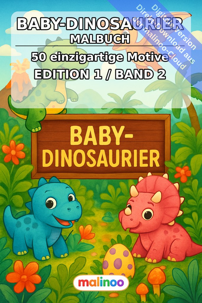 Kleine Dinos, großer Ausmalspaß