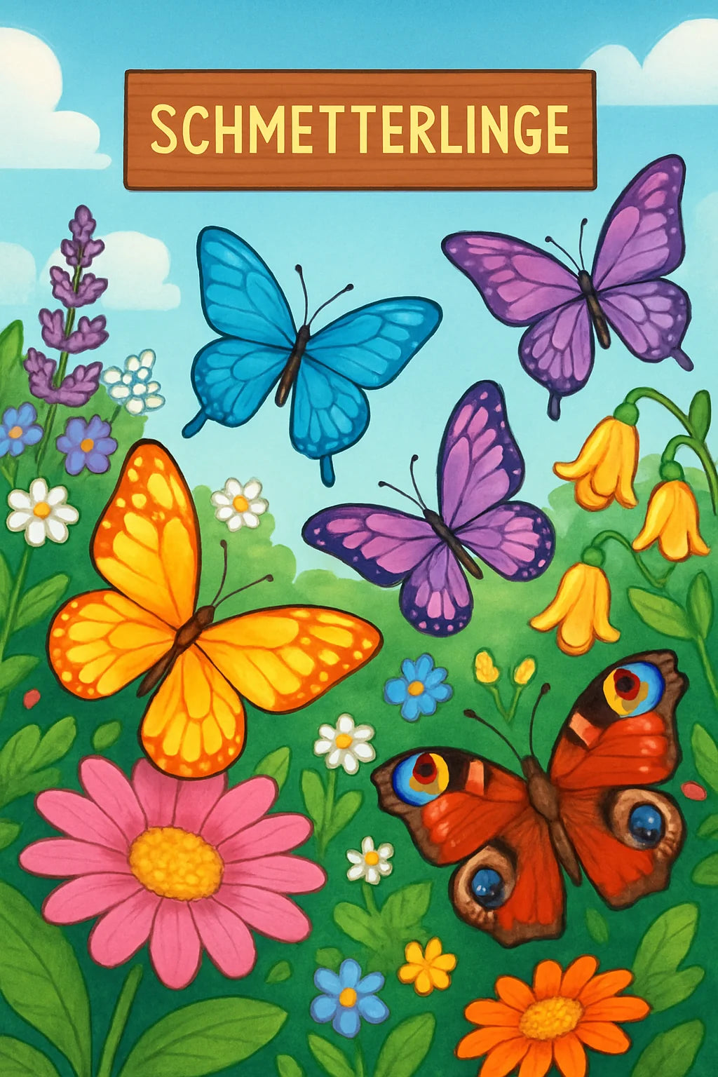 Schmetterlinge Malbuch