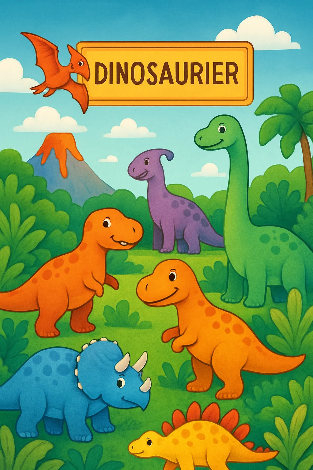 Dinosaurier Malbuch