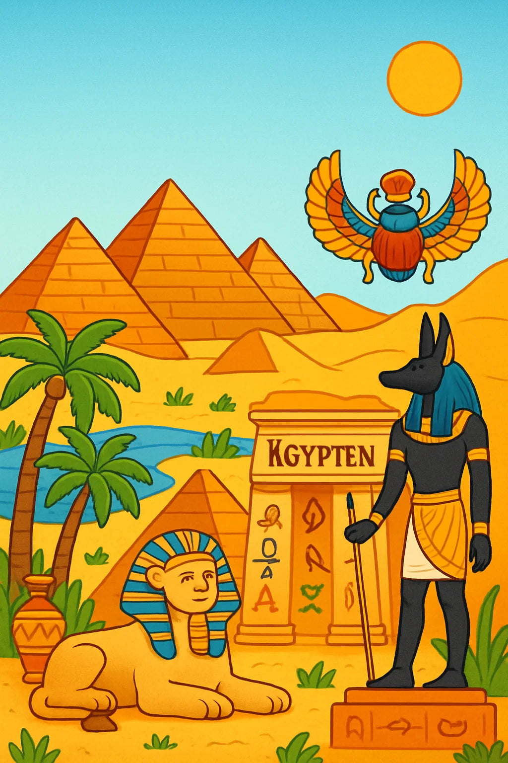 Ägypten Malbuch