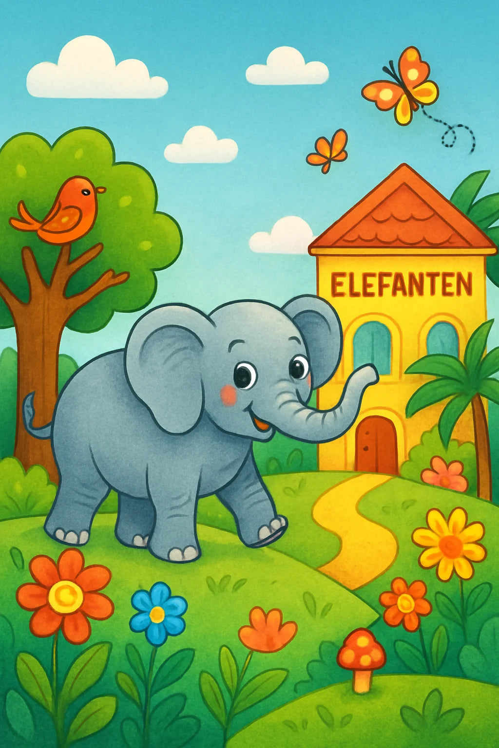 Elefanten Malbuch