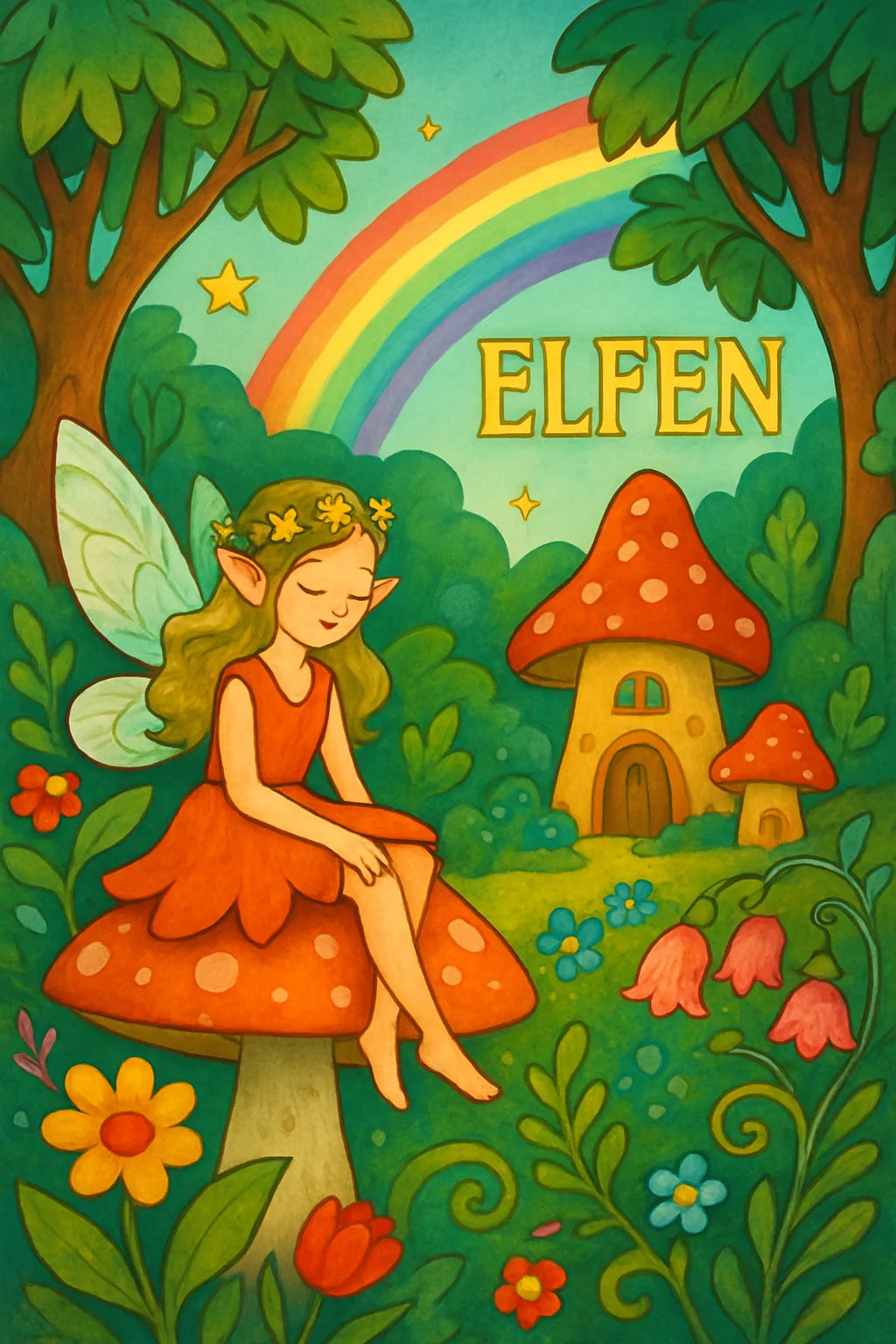 Elfen Malbuch