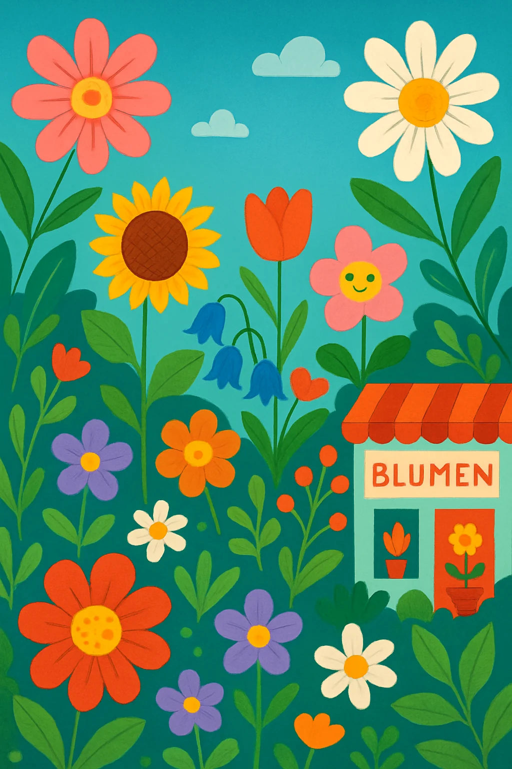 Blumen Malbuch