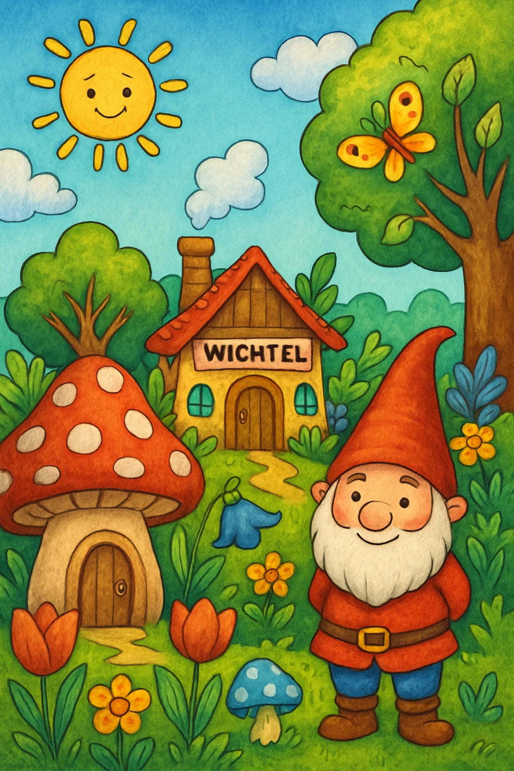 Wichtel Malbuch