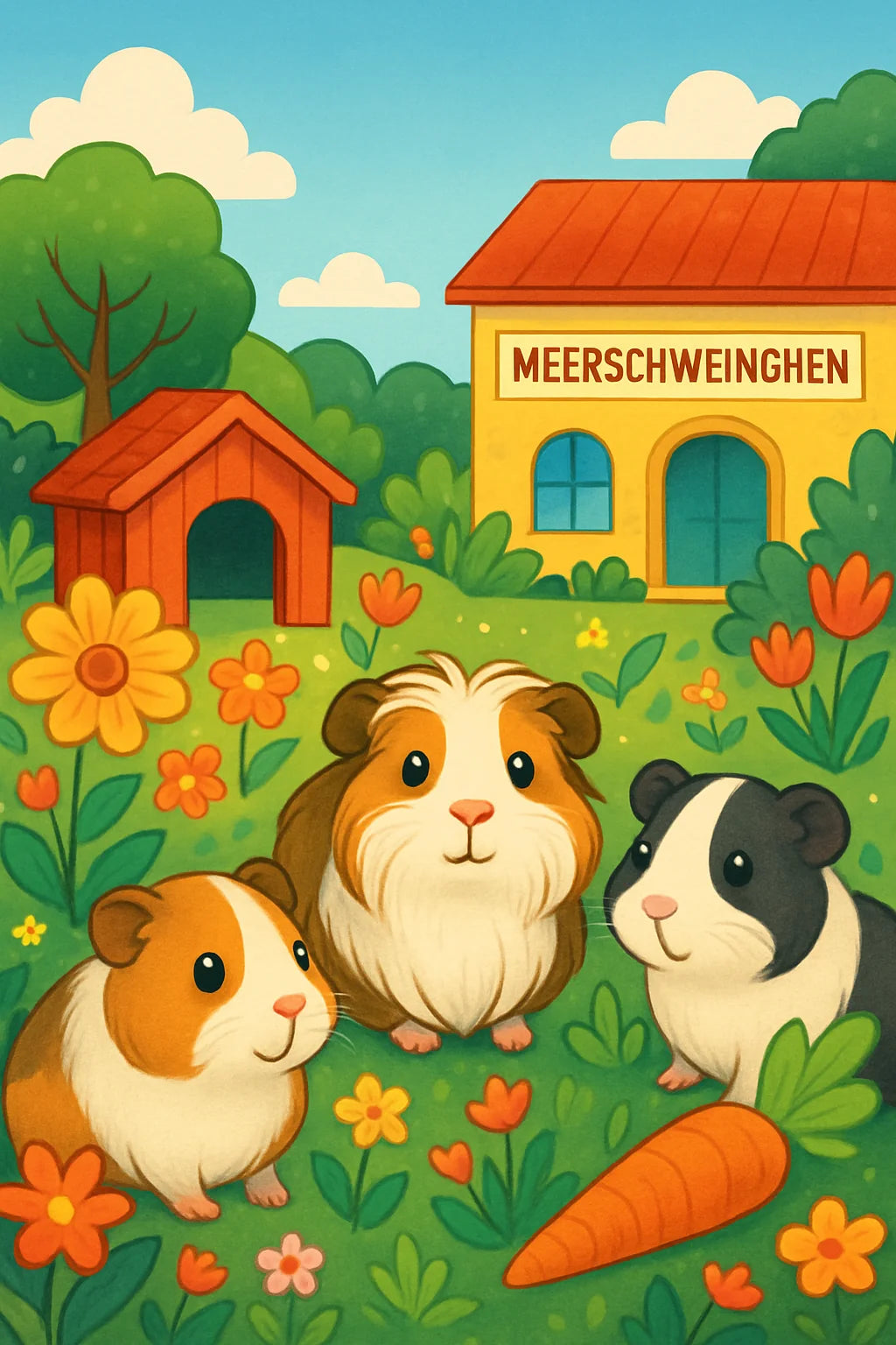 Meerschweinchen Malbuch