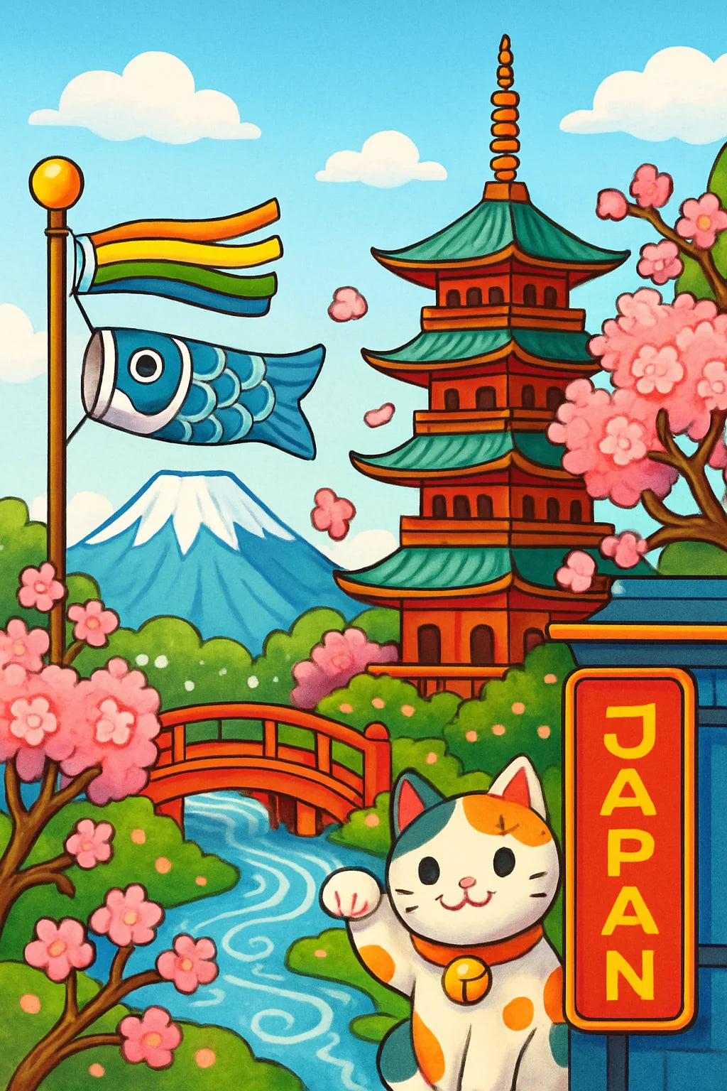 Japan Malbuch