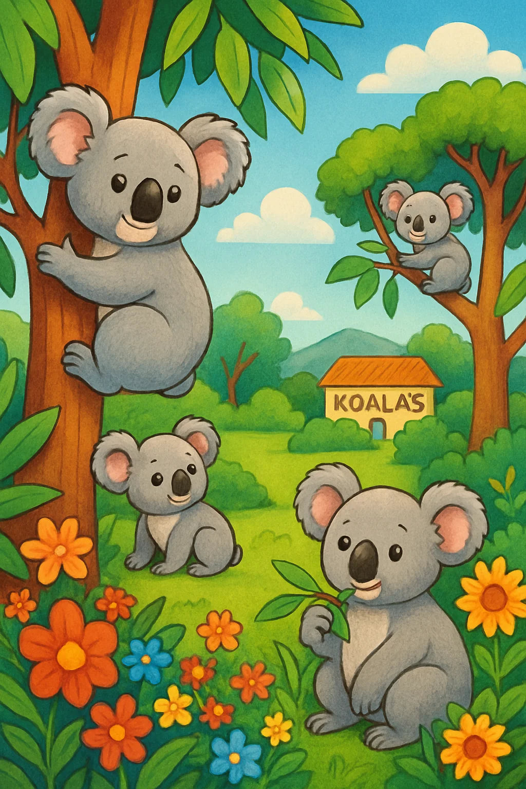Koala's Malbuch