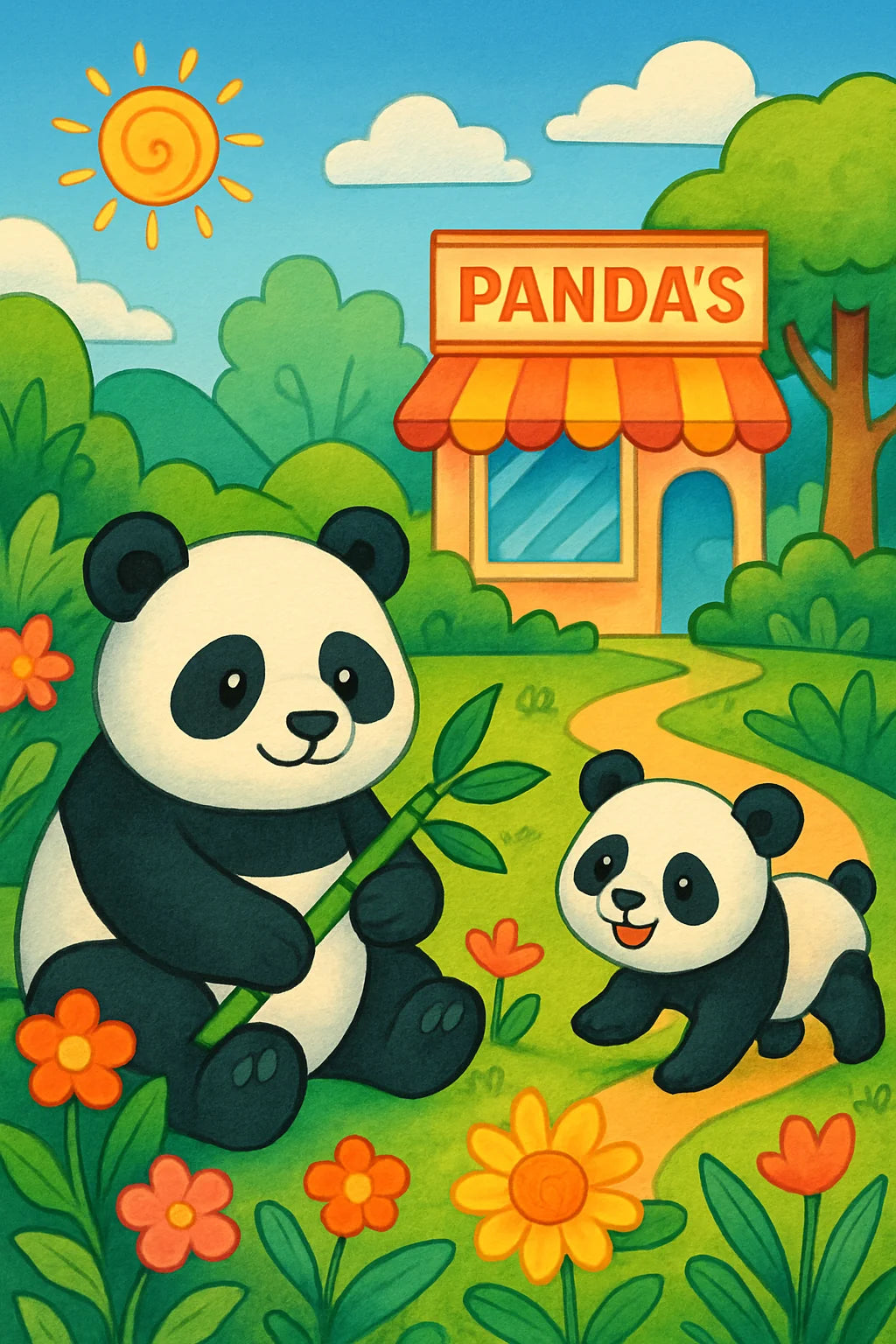 Panda's Malbuch