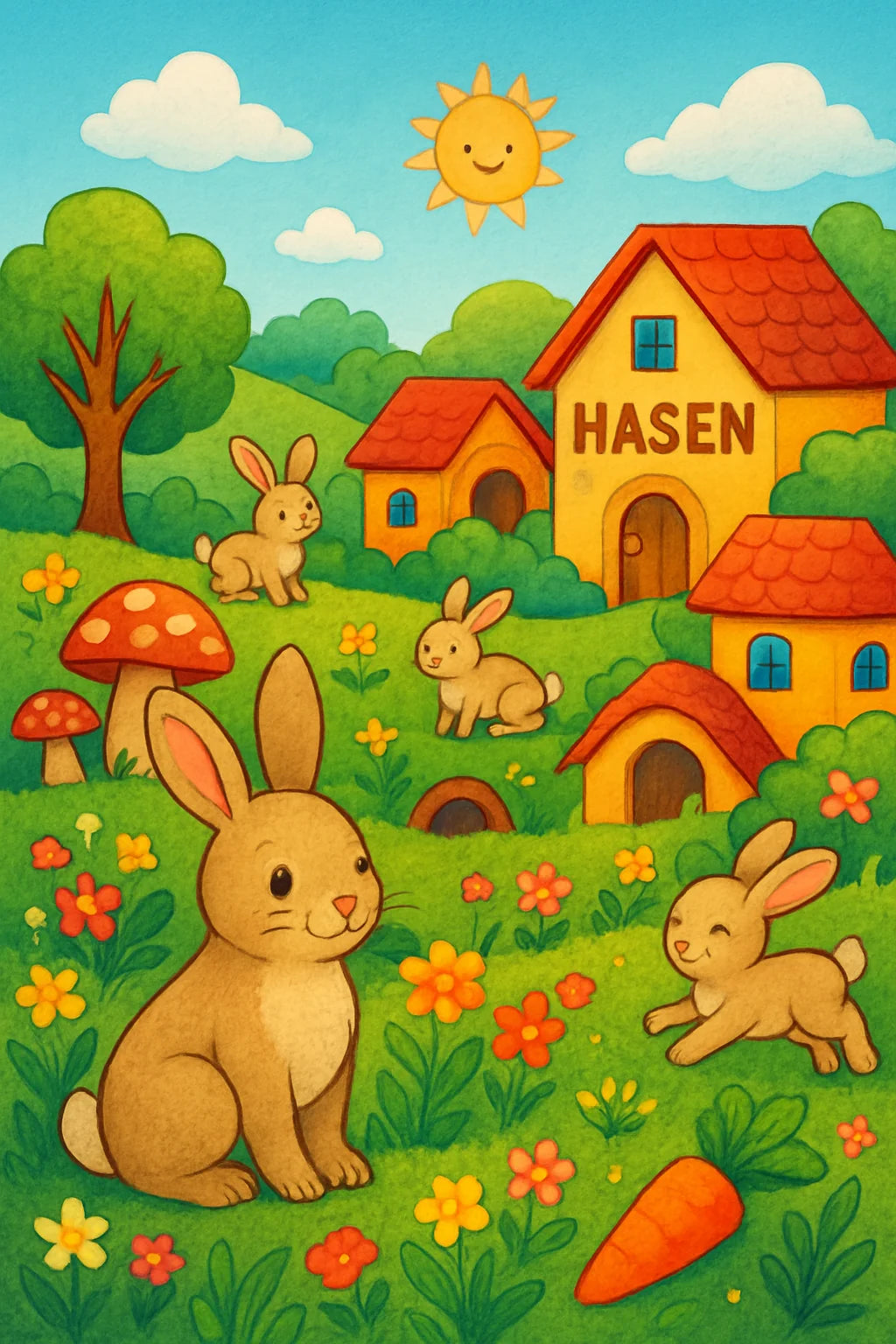 Hasen Malbuch