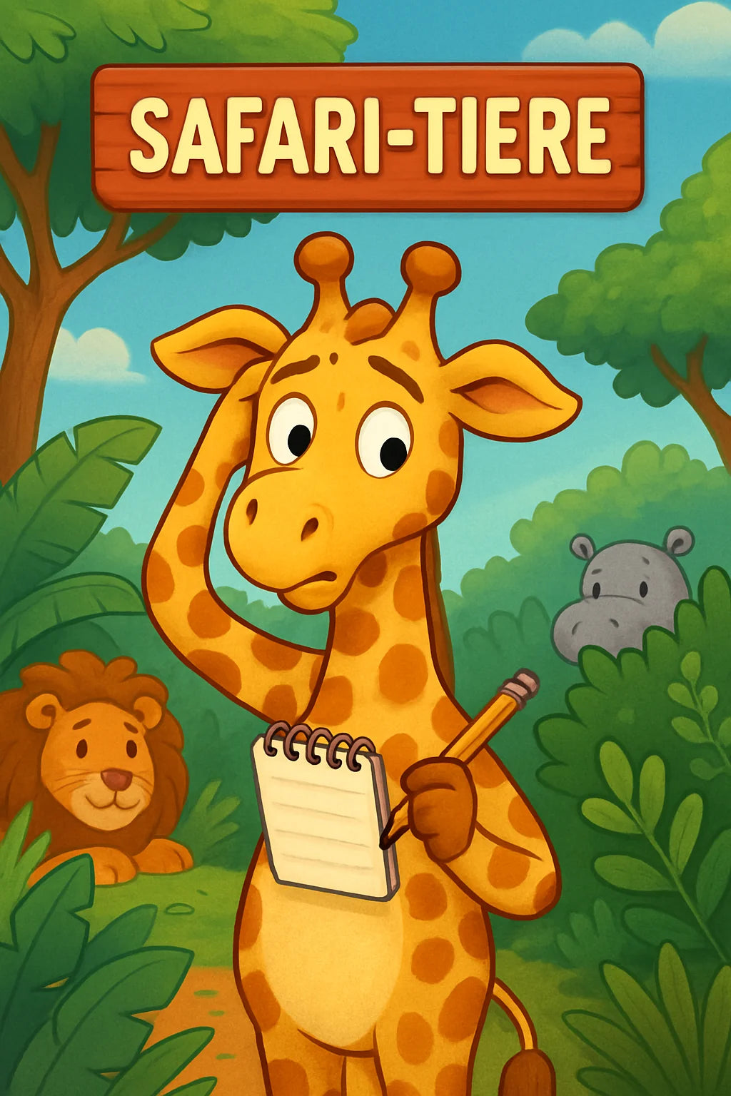 Safari-Tiere Malbuch