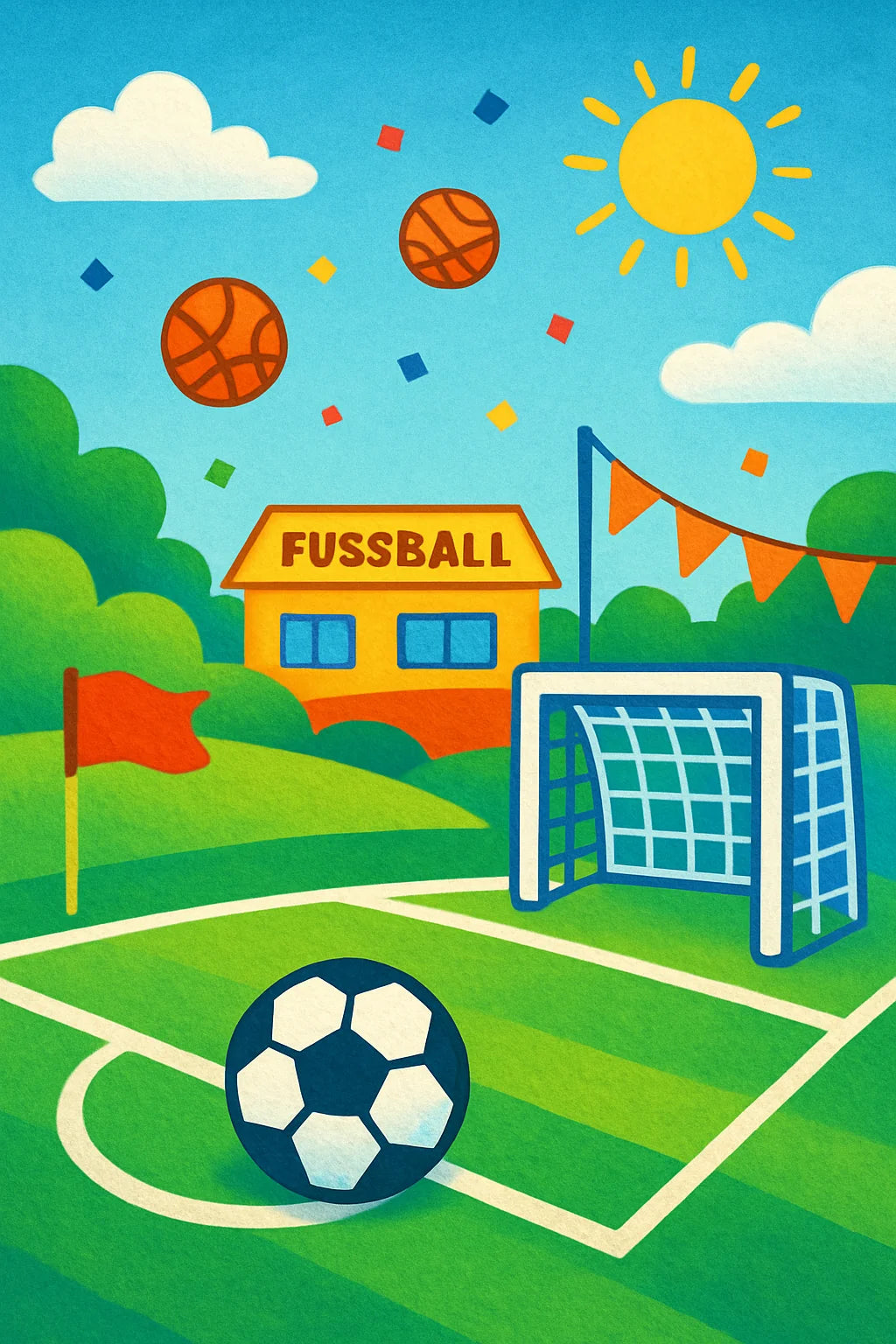 Fußball Malbuch