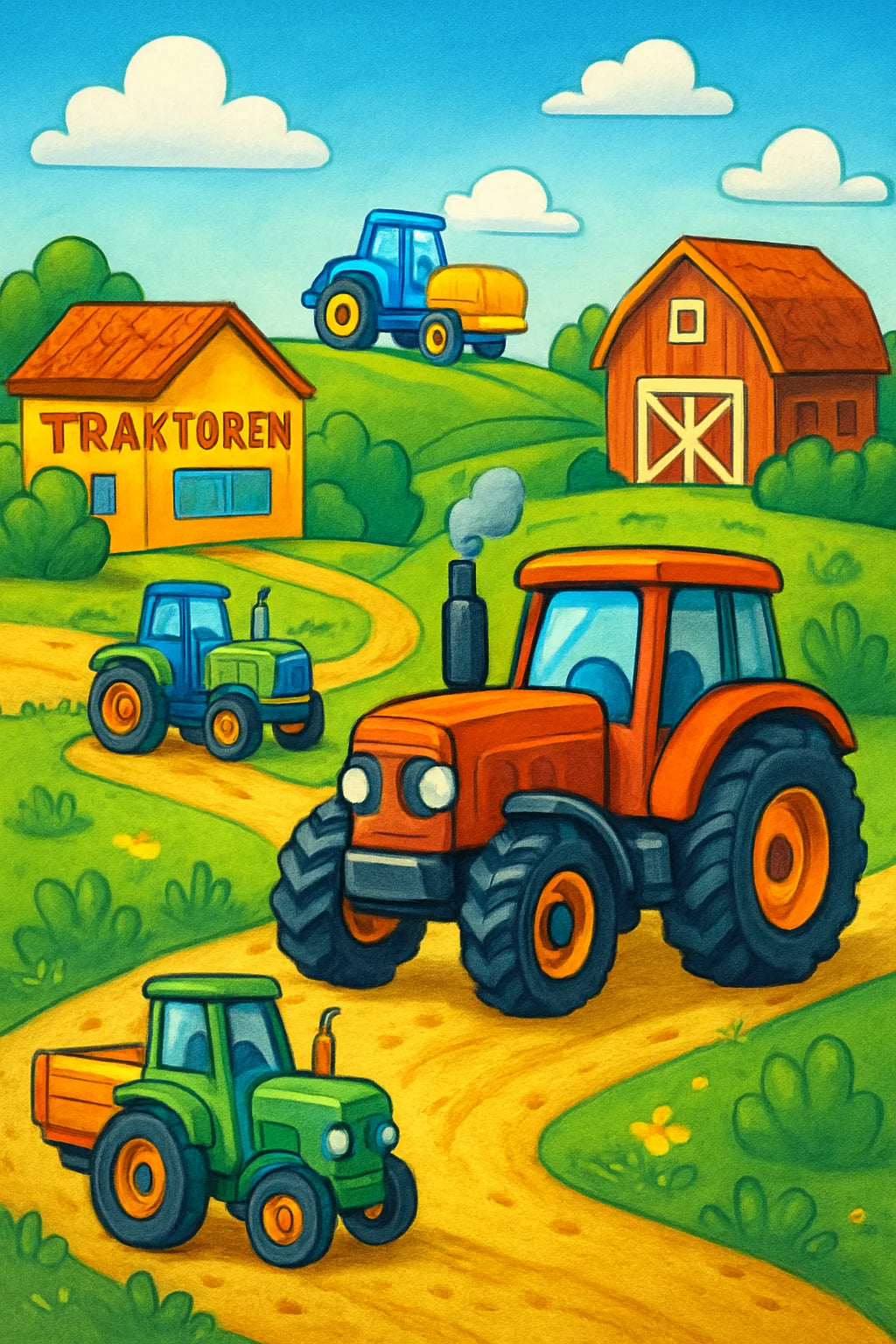 Traktoren Malbuch