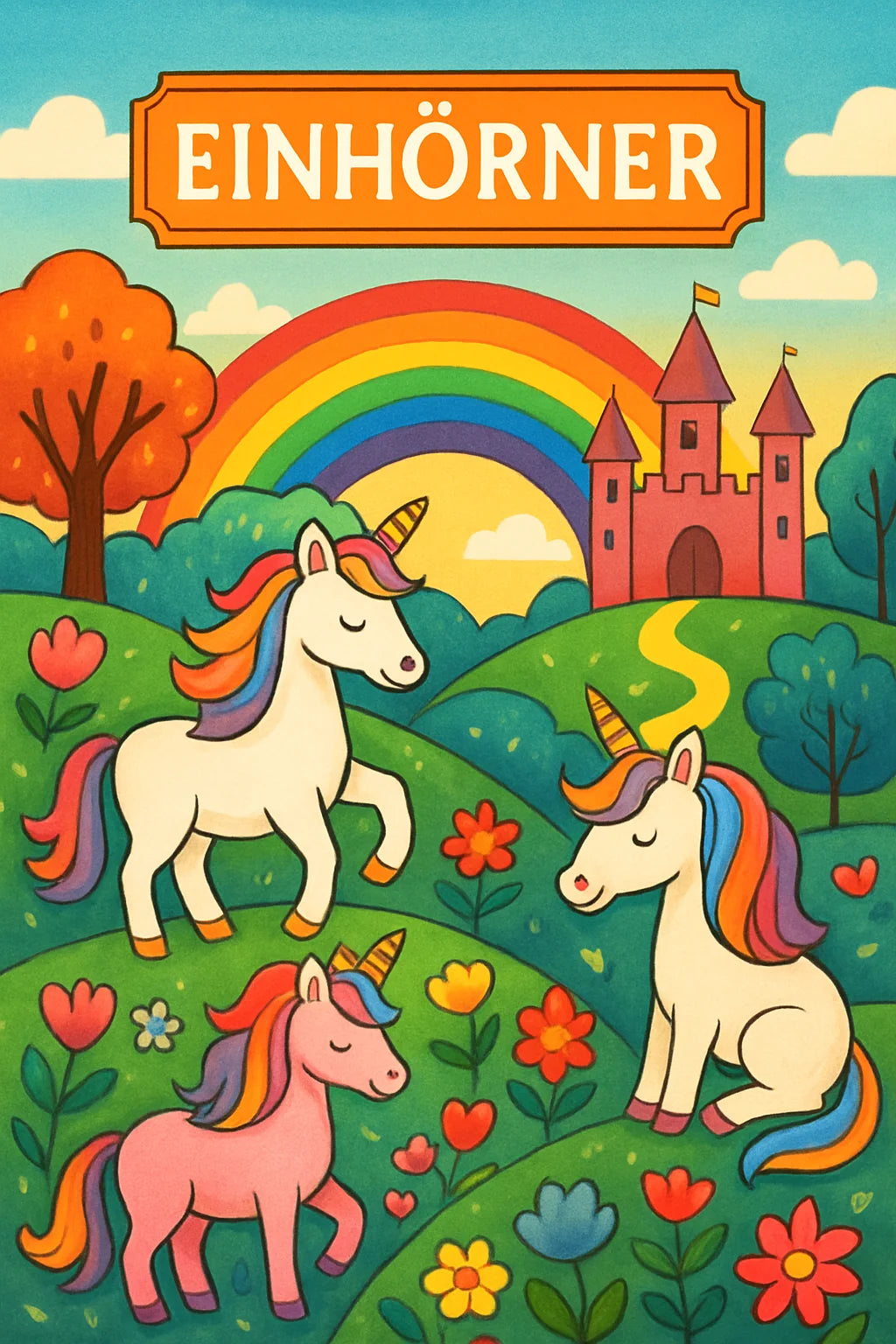 Einhorn Malbuch