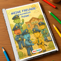 Freundebuch Police mockup