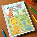 Freundebuch Dinosaur mockup