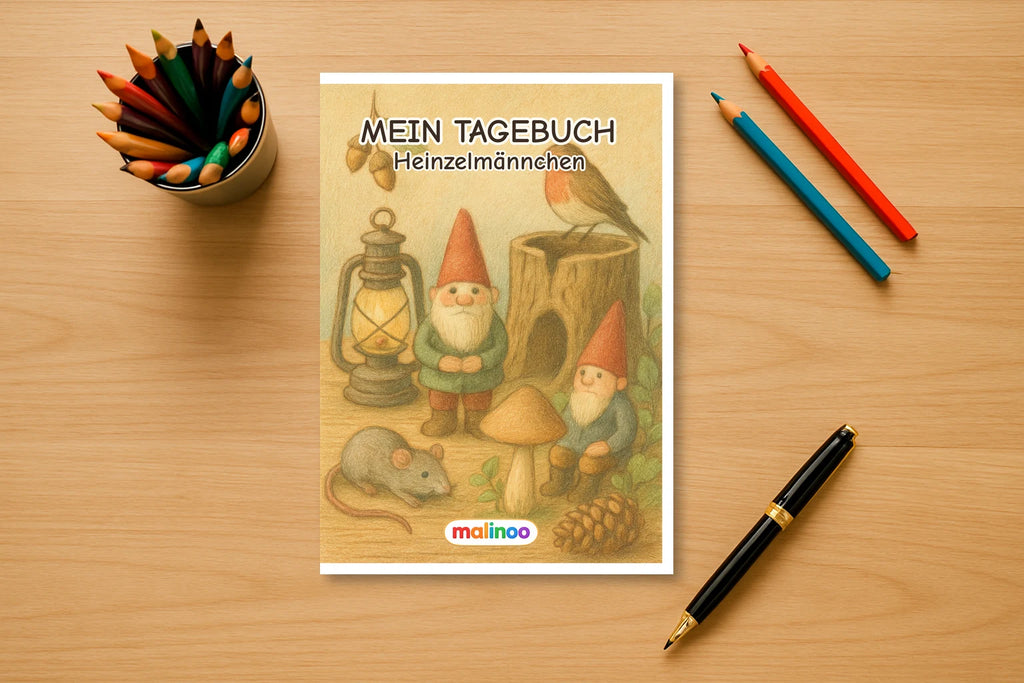 Tagebuch Brownie Activity Medium mockup schreibtisch brownie activity
