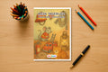 Tagebuch Firefighter Comic Style Low mockup schreibtisch firefighter comic style