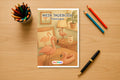 Tagebuch Flamingo Medium mockup schreibtisch flamingo