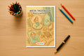 Tagebuch Mermaids Medium mockup schreibtisch mermaids