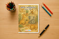 Tagebuch Safari Animals Activity Low mockup schreibtisch safari animals activity