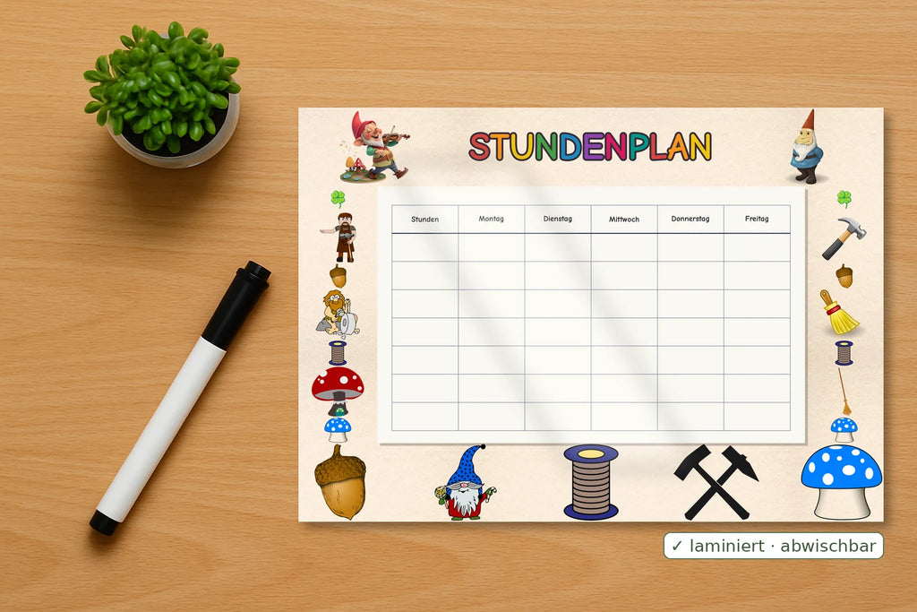 brownie Stundenplan mockup