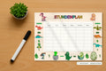 dinosaur Stundenplan mockup