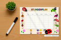 ladybug Stundenplan mockup
