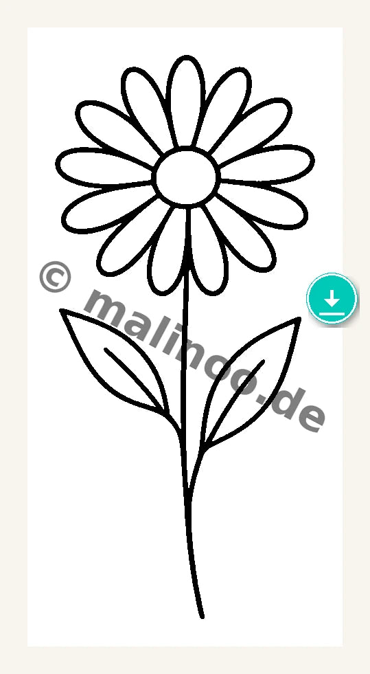 Stickvorlage Blumen 2