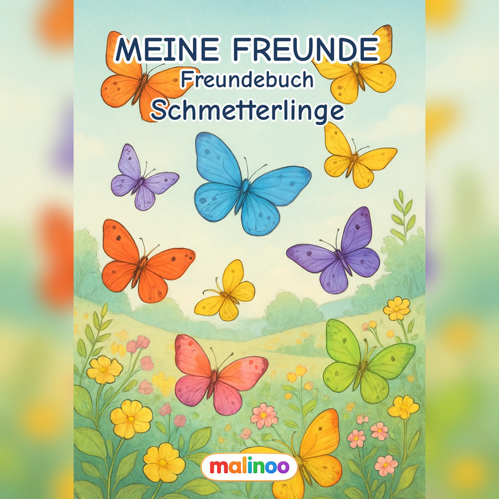 Freundebuch Butterflies cover