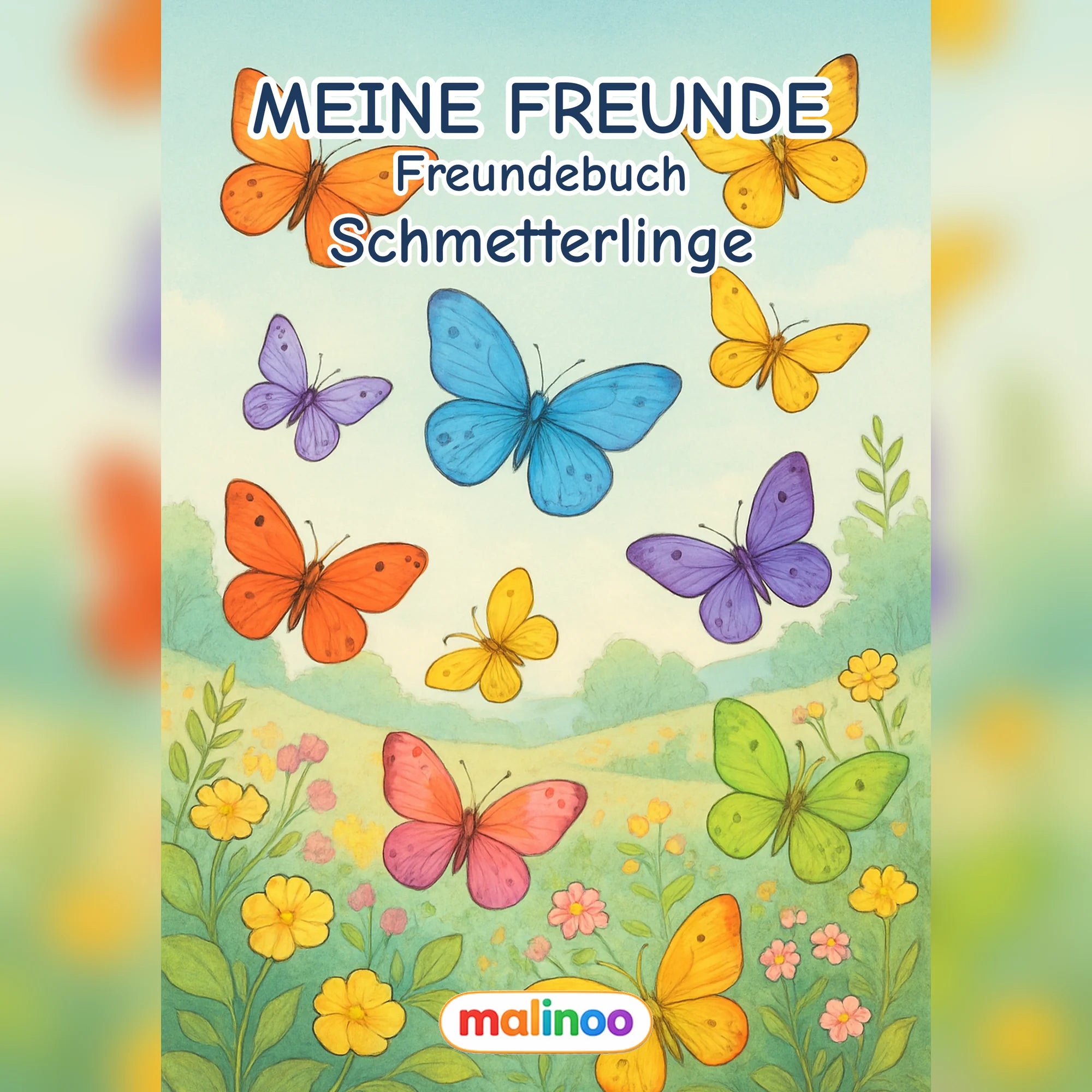 Freundebuch Butterflies cover