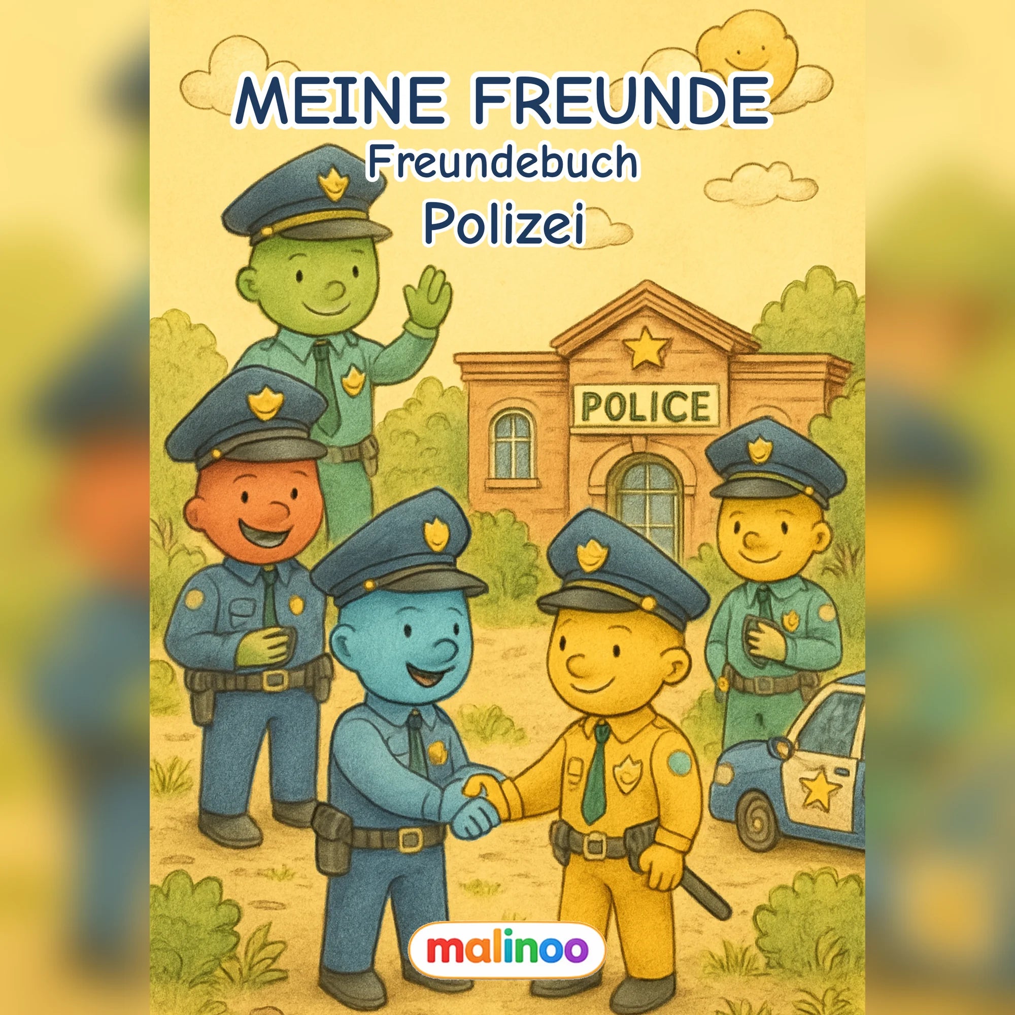 Freundebuch Police cover