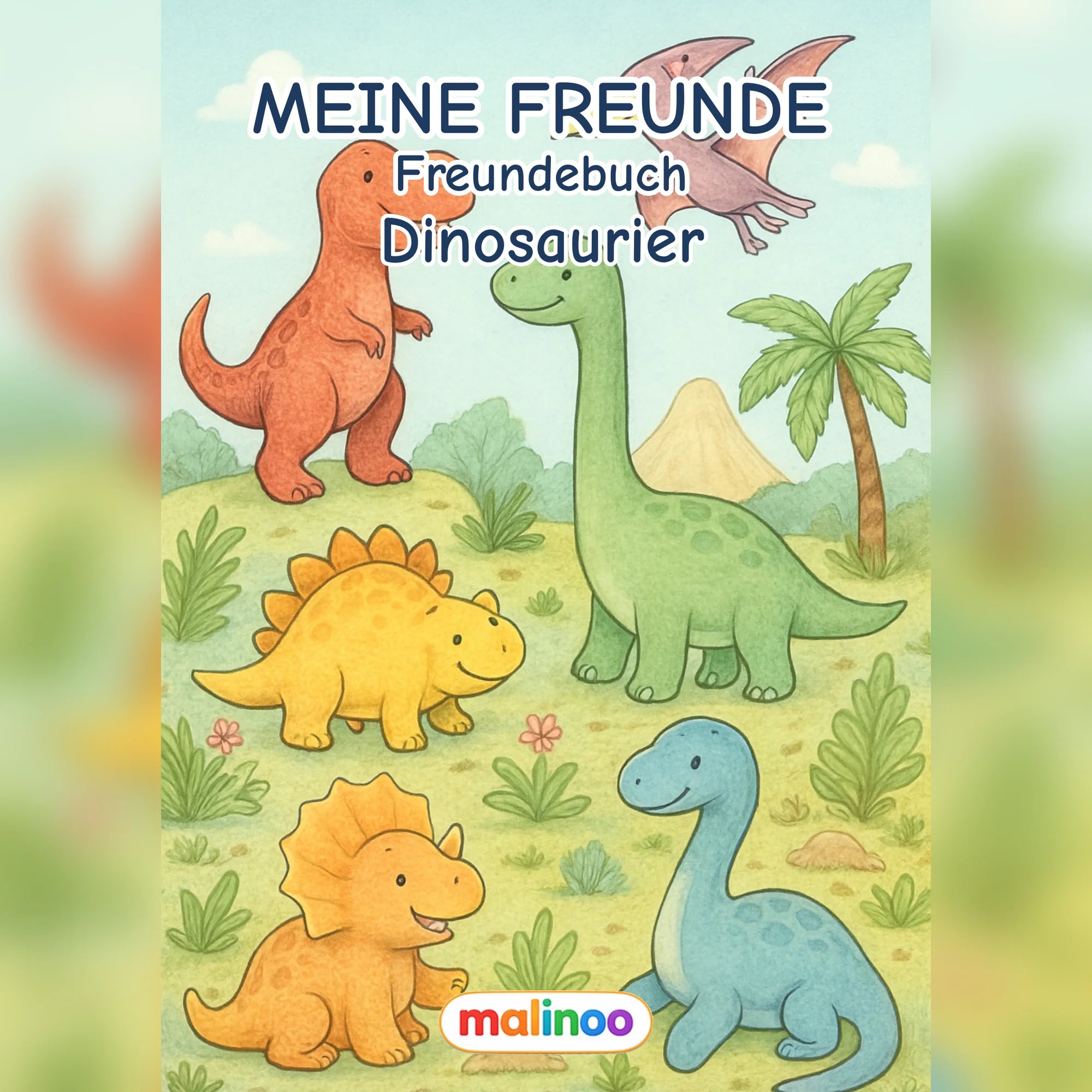 Freundebuch Dinosaur cover