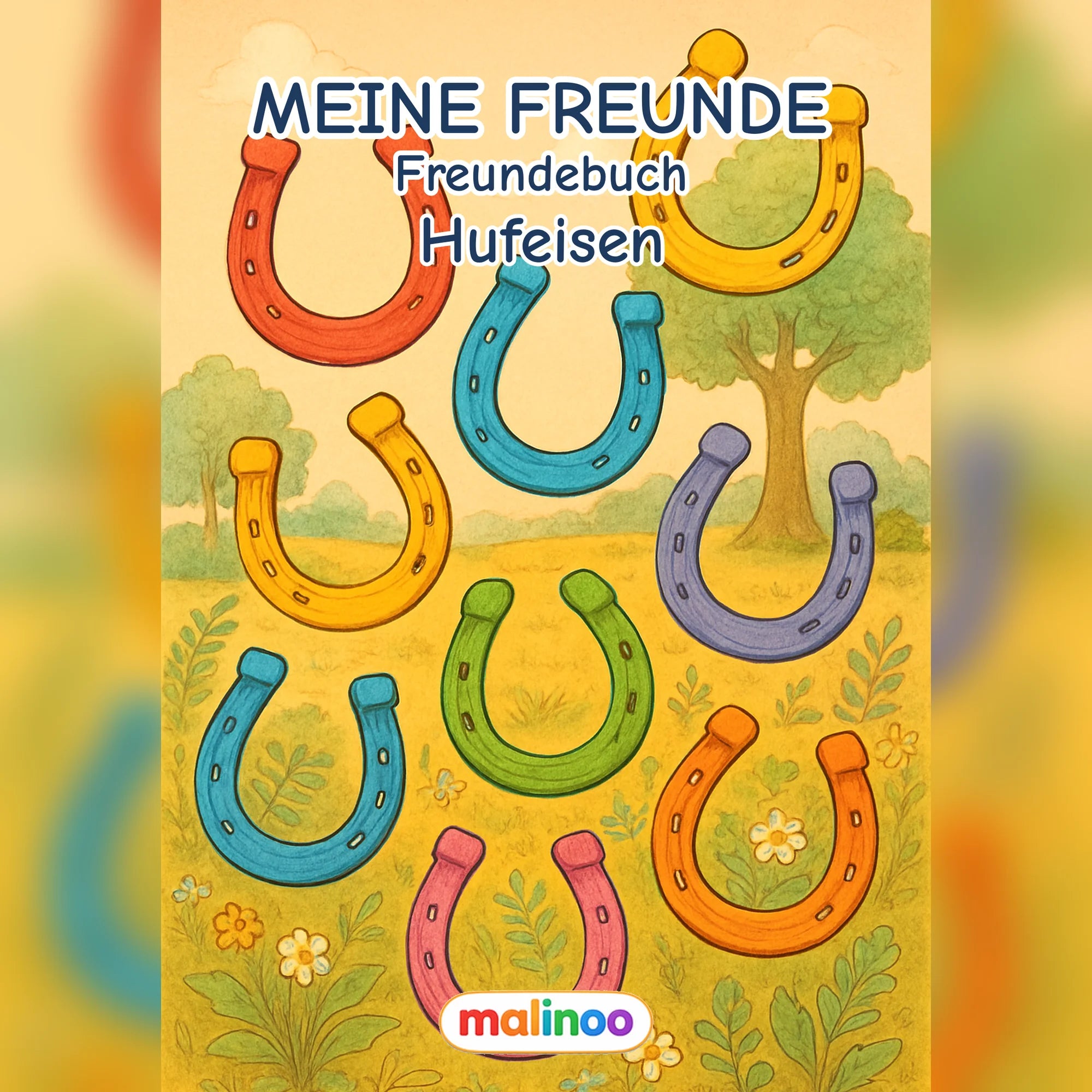 Freundebuch Horseshoe cover
