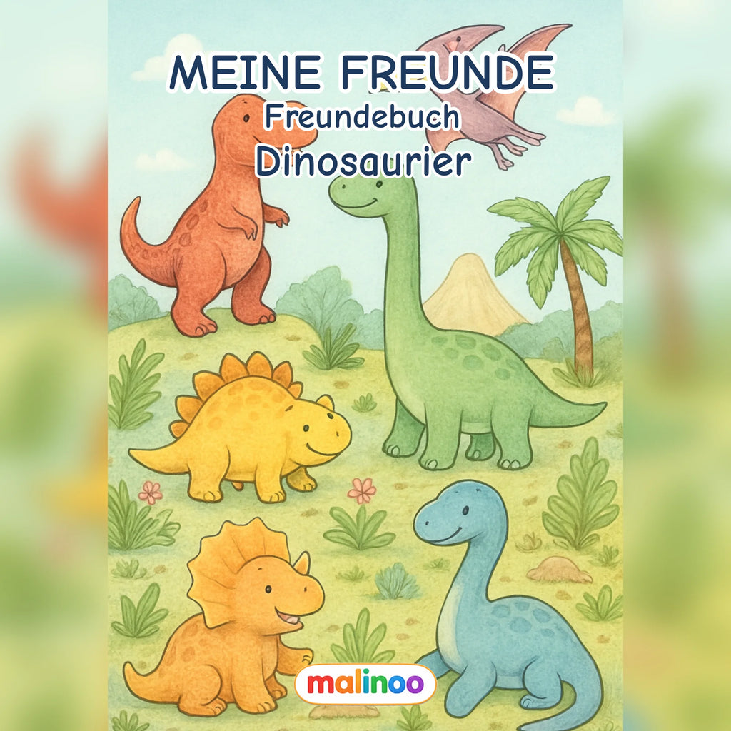 Freundebuch Dinosaur cover