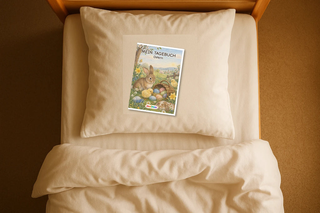 Tagebuch Easter Low mockup bett easter