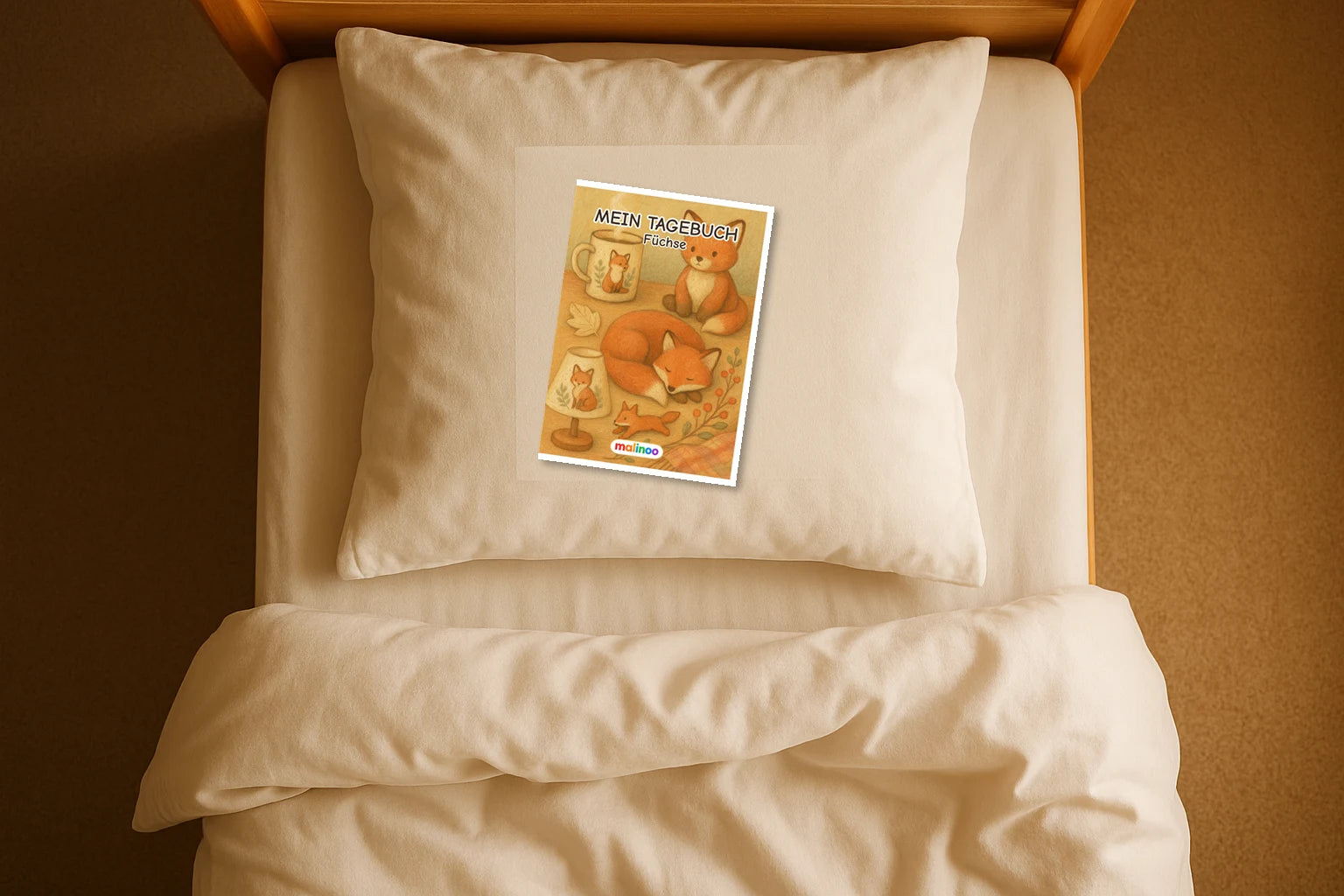 Tagebuch Foxes Activity Low mockup bett foxes activity