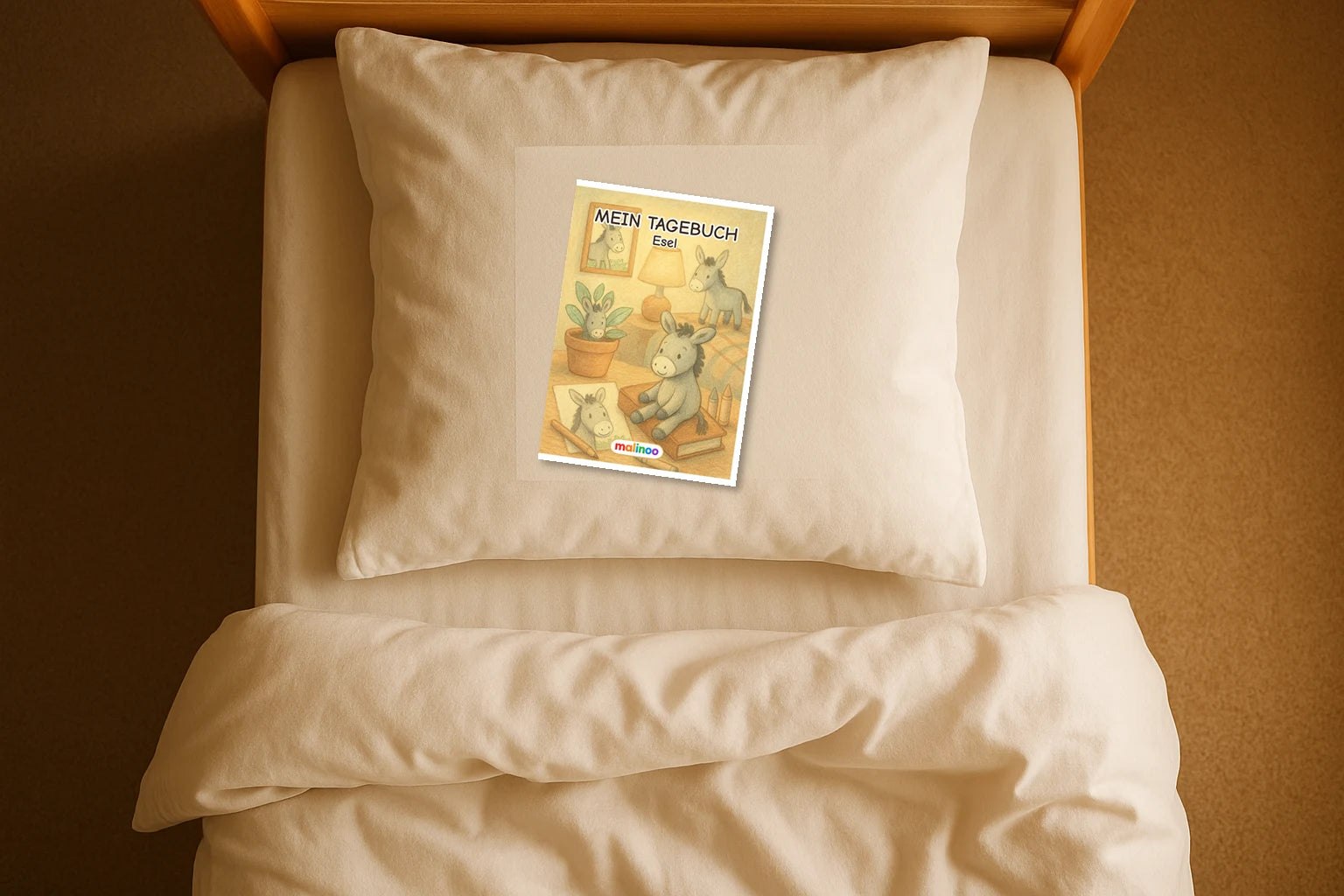 Tagebuch Monkeys Activity Low mockup bett monkeys activity