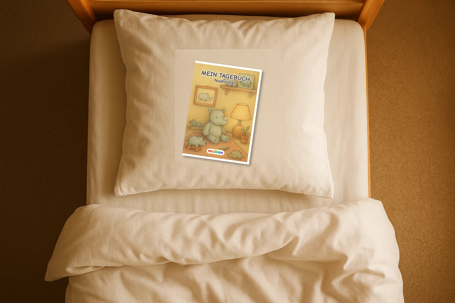 Tagebuch Rhinos Activity Low mockup bett rhinos activity