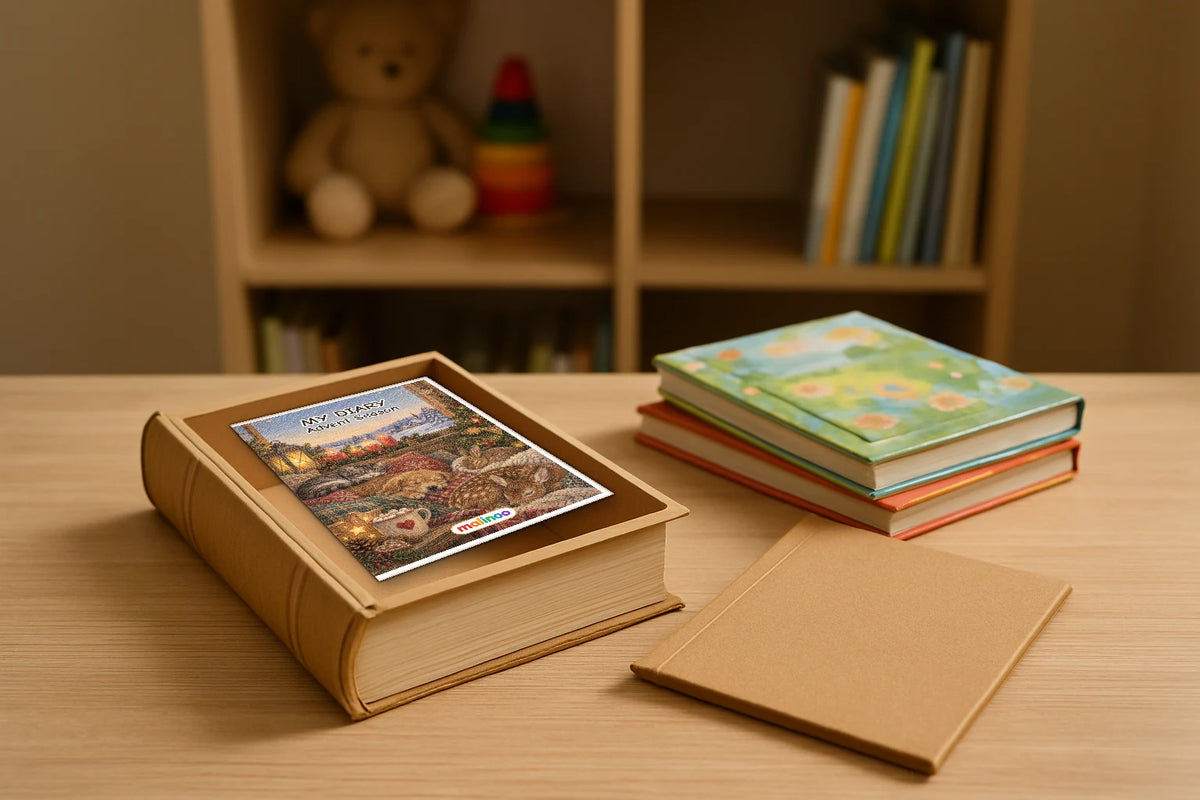 Tagebuch Advent Season Medium mockup versteckbox advent season en