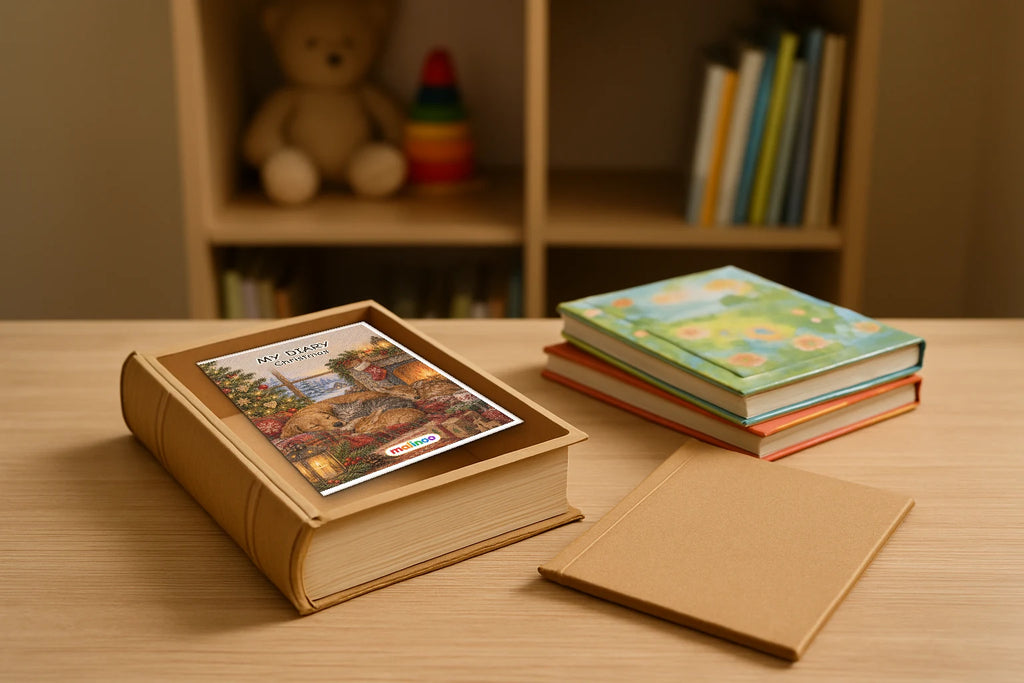 Tagebuch Christmas Low mockup versteckbox christmas en