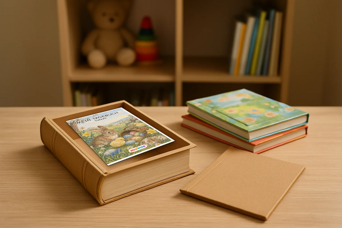 Tagebuch Easter Low mockup versteckbox easter