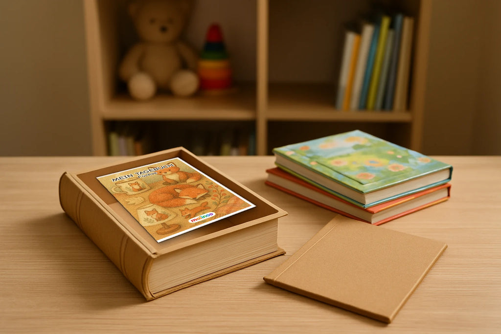 Tagebuch Foxes Activity Low mockup versteckbox foxes activity
