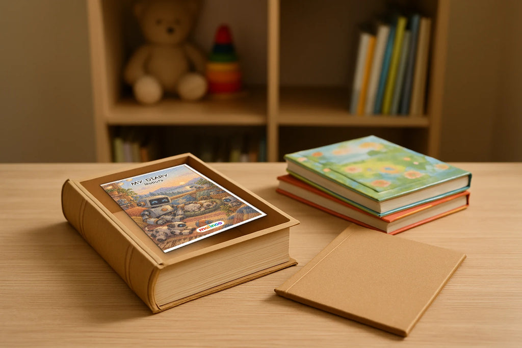 Tagebuch Robots Low mockup versteckbox robots en