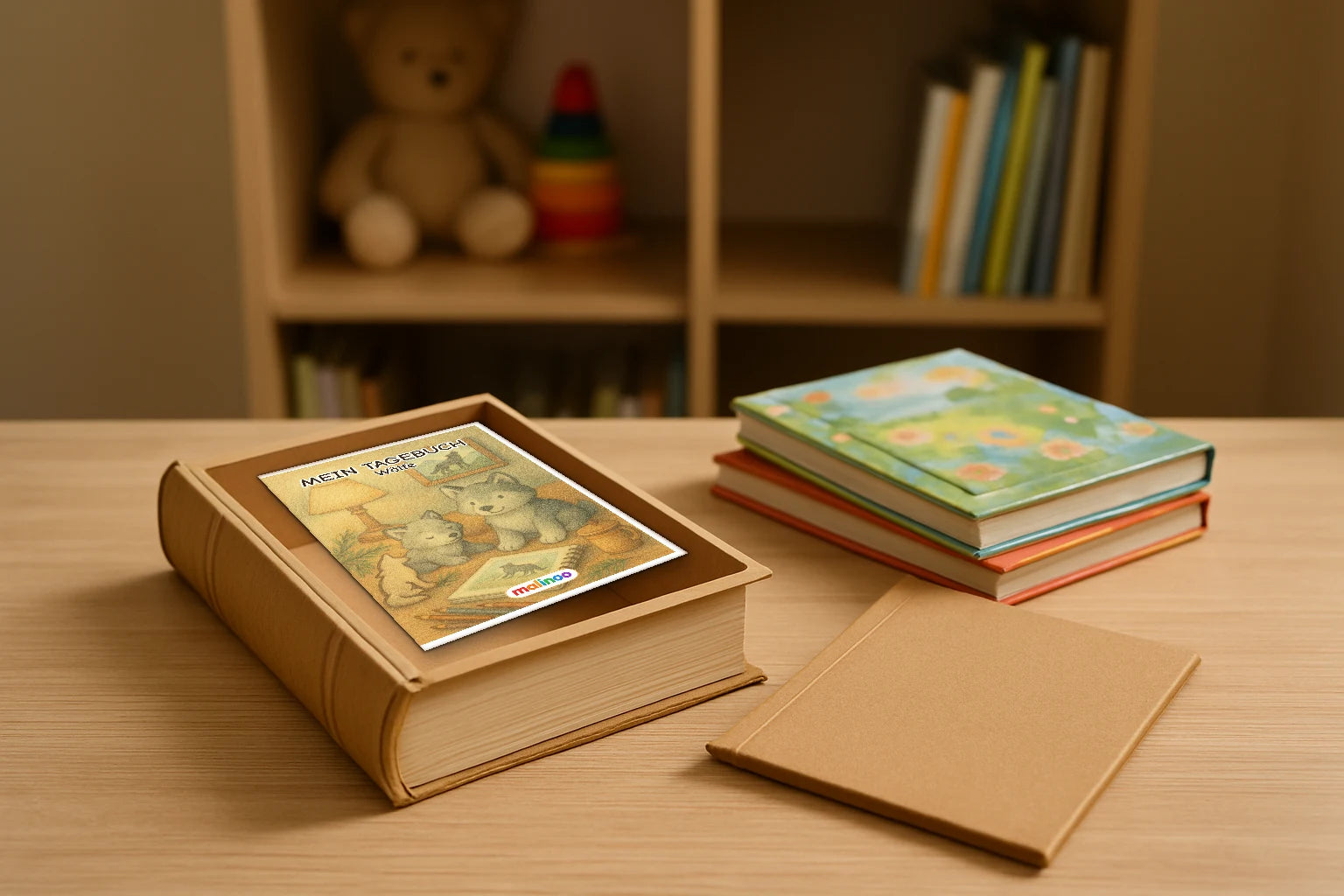 Tagebuch Wolves Activity Low mockup versteckbox wolves activity