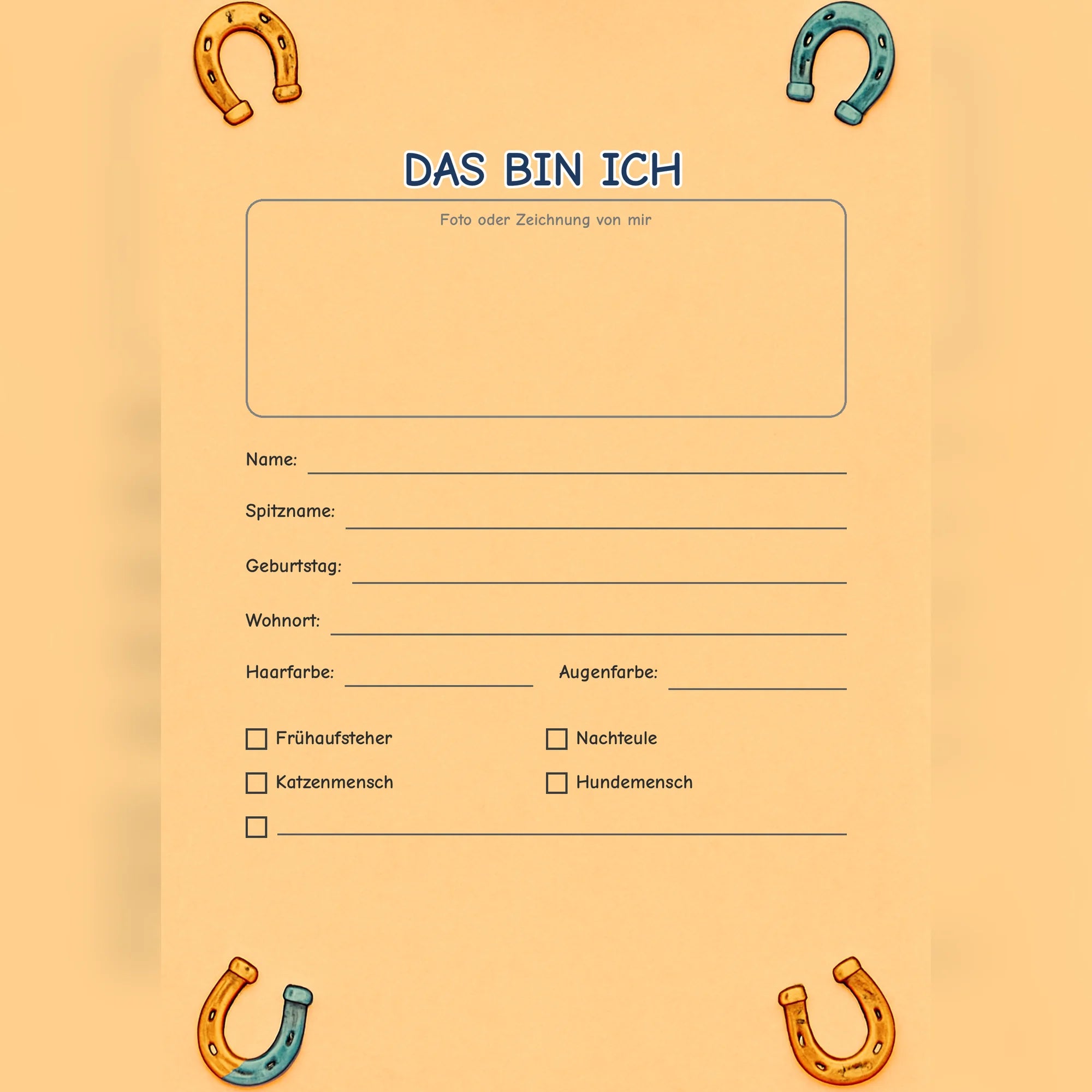 Freundebuch Horseshoe preview