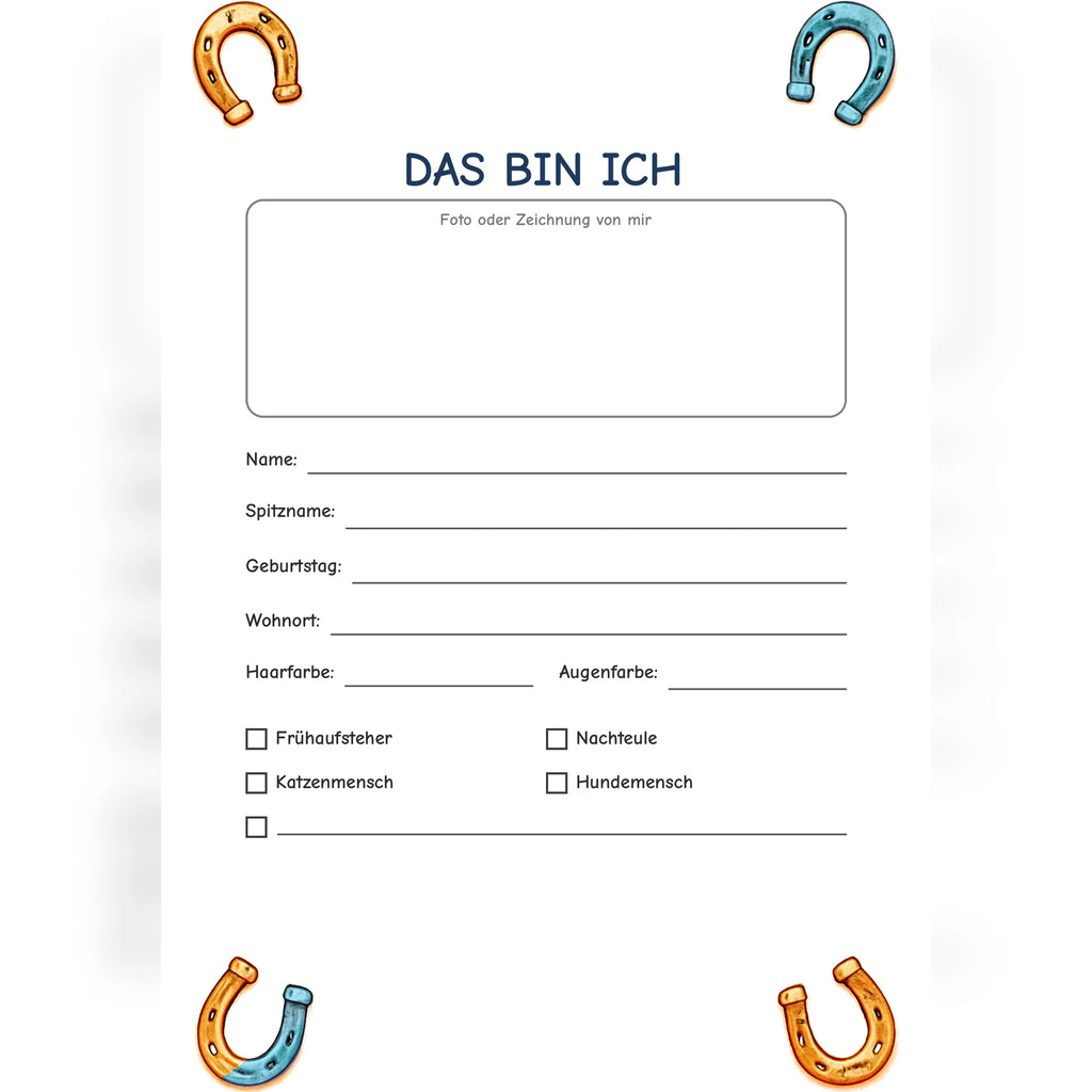 Freundebuch Horseshoe