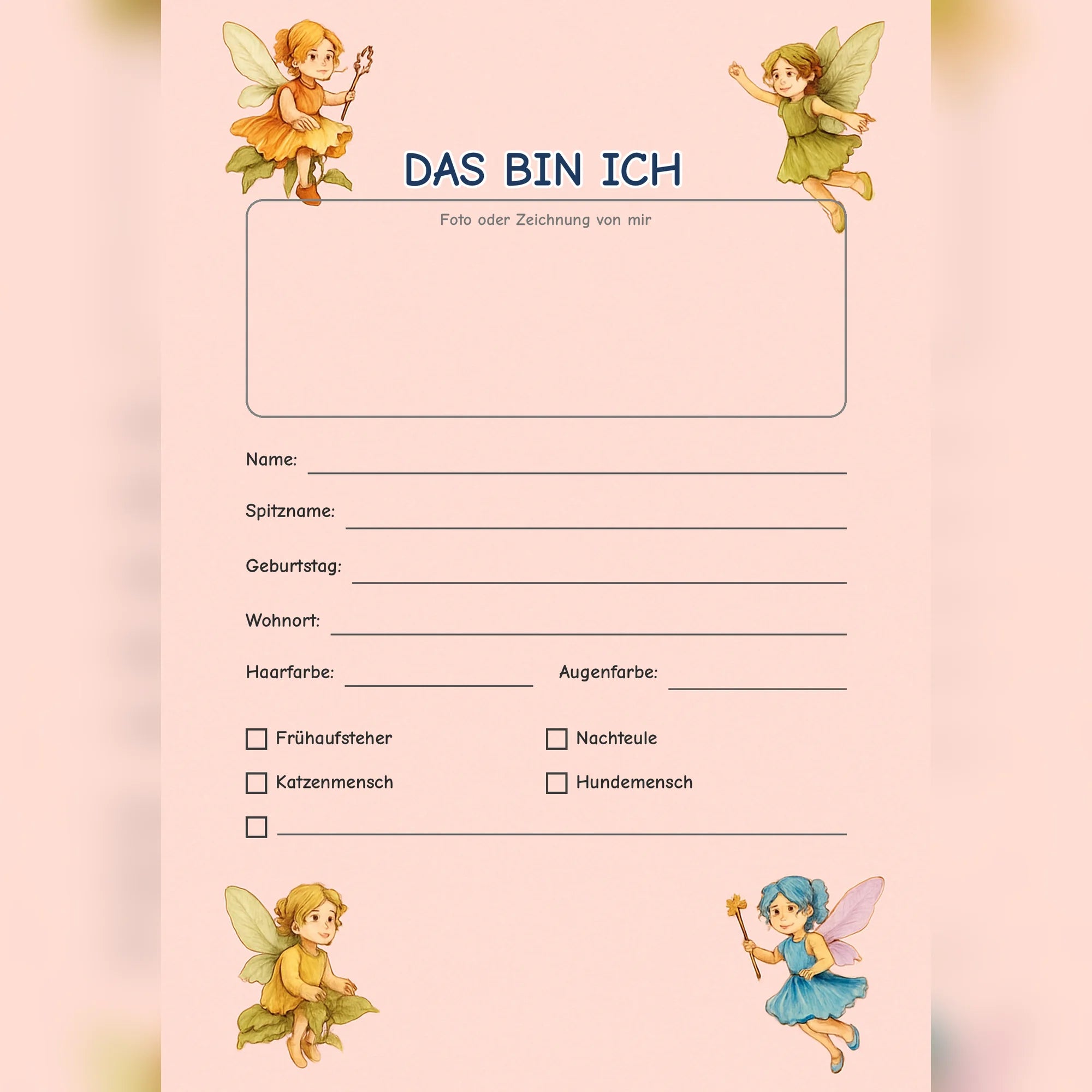 Freundebuch Fairies preview