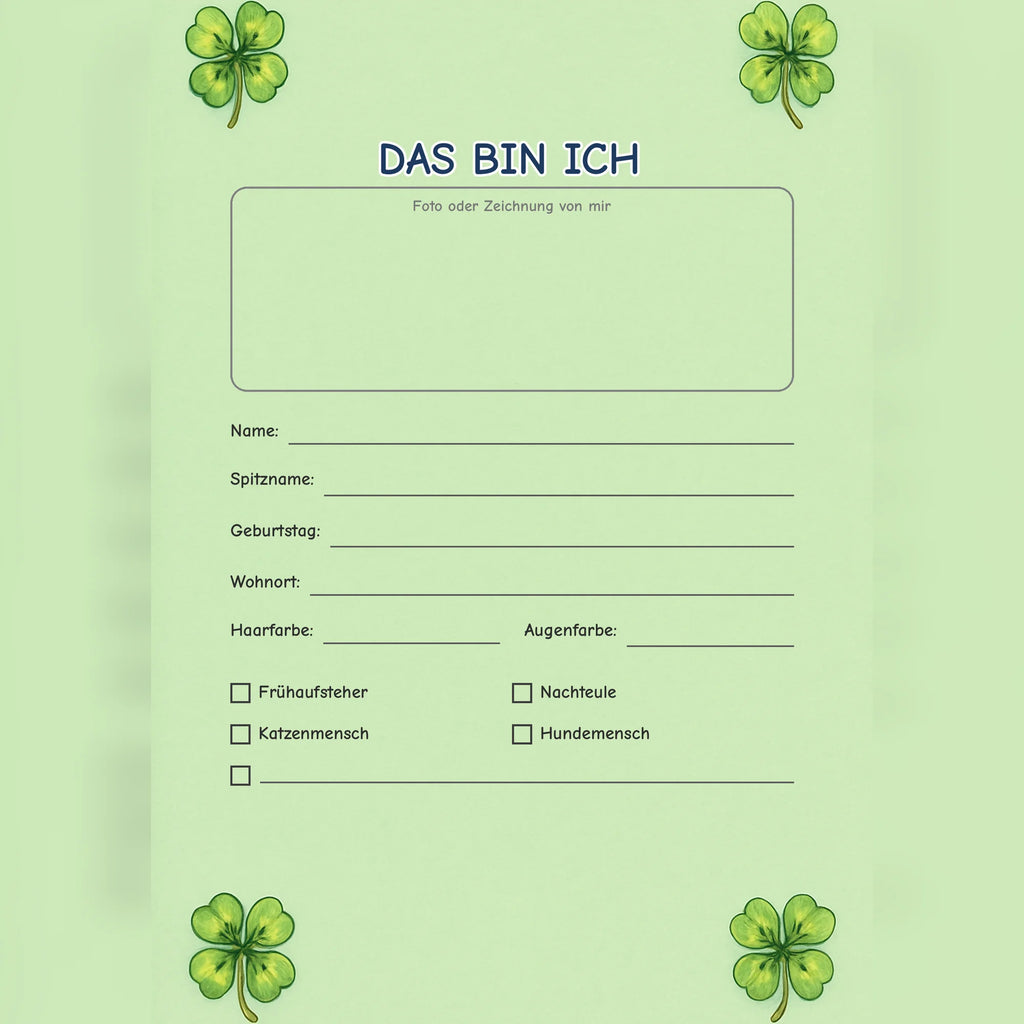 Freundebuch Four-Leaf Clover preview